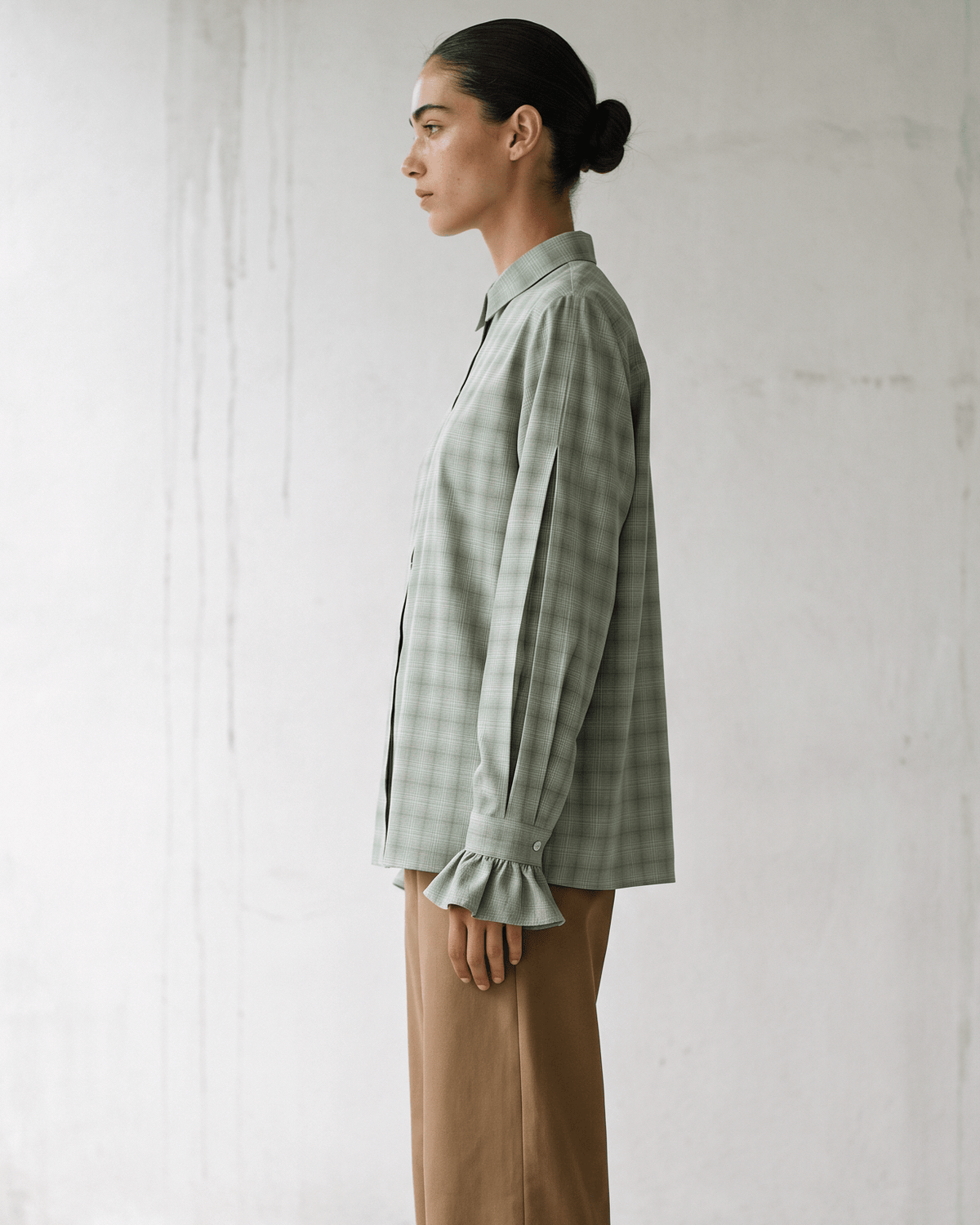 Uma Shirt - Vetiver Cotton