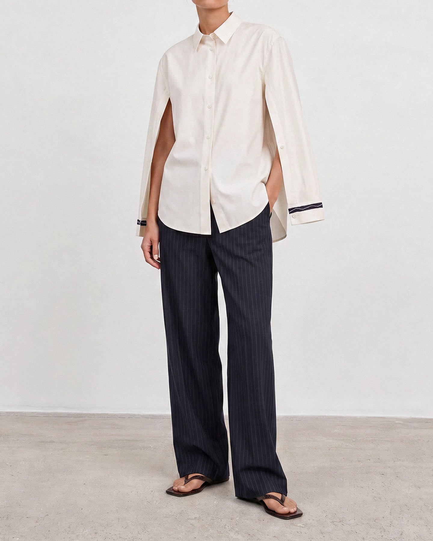 Vinci Shirt - Crema Cotton