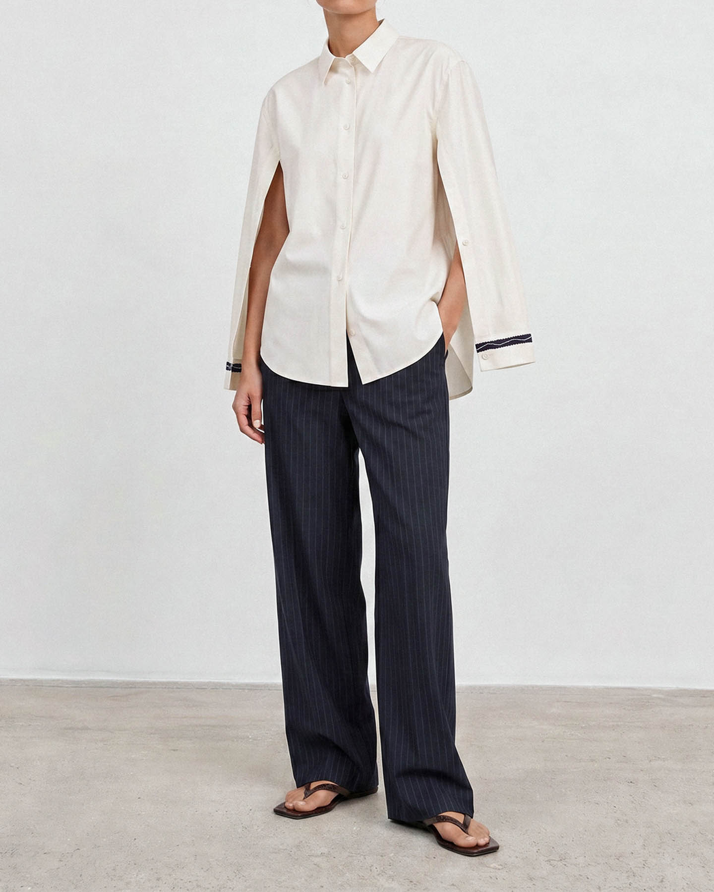 Vinci Shirt - Crema Cotton