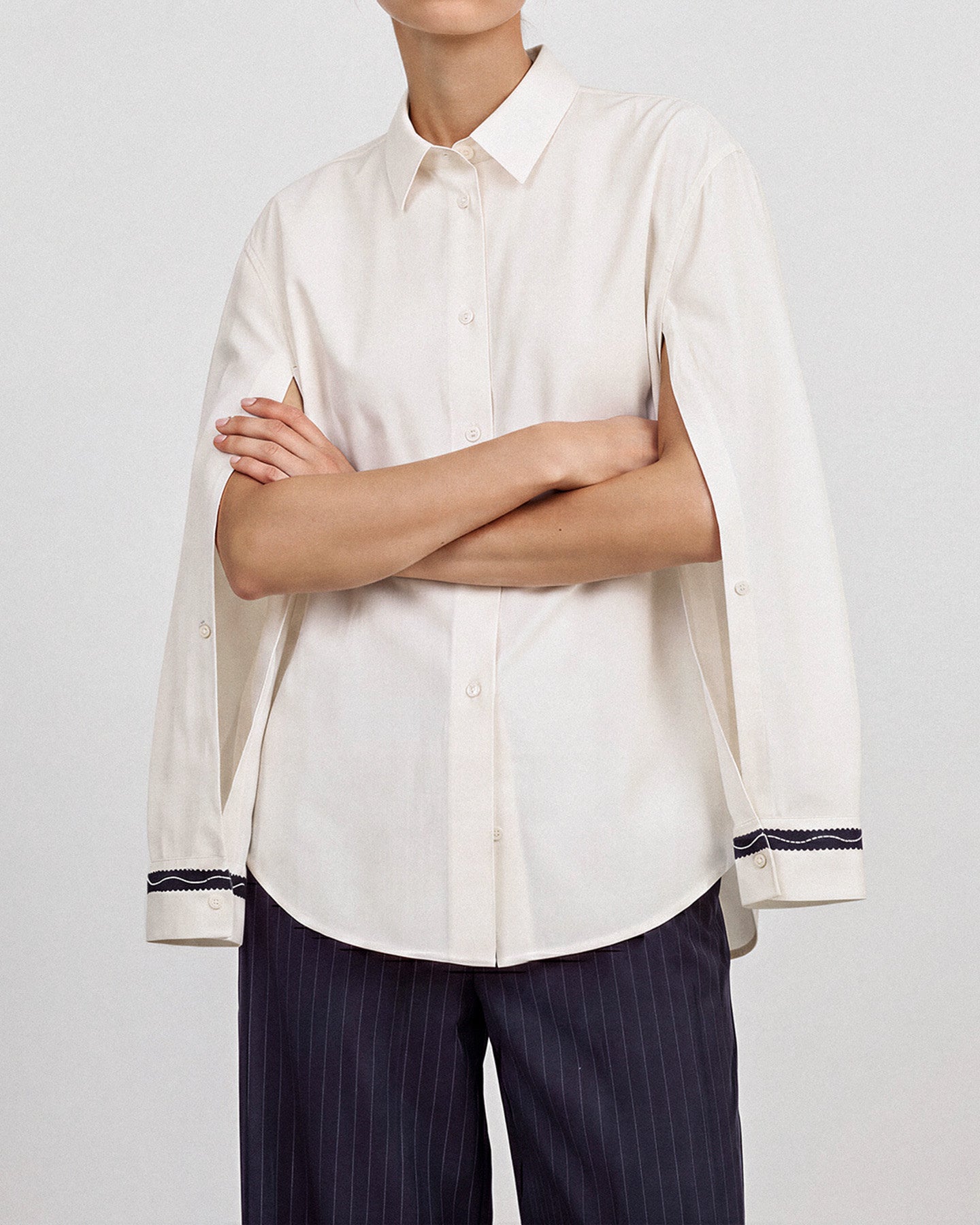 Vinci Shirt - Crema Cotton
