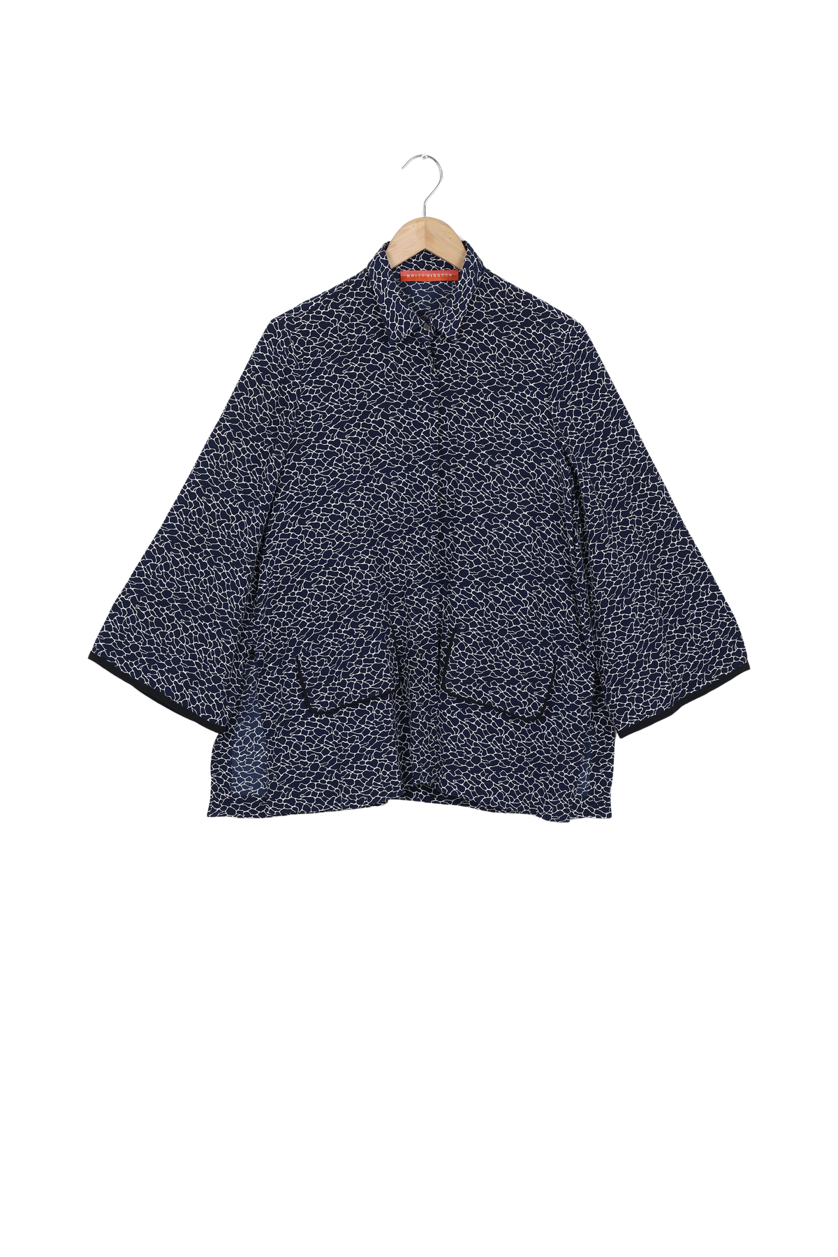 Save a Shirt Silk Shirt - Blue Print - 40