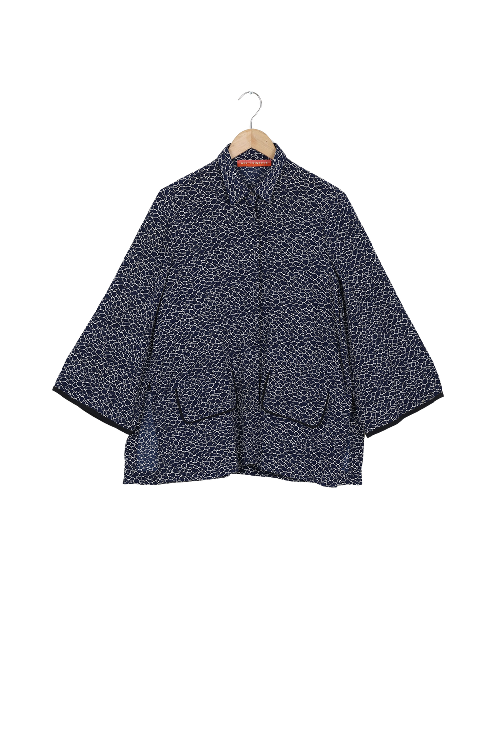 Save a Shirt Silk Shirt - Blue Print - 40