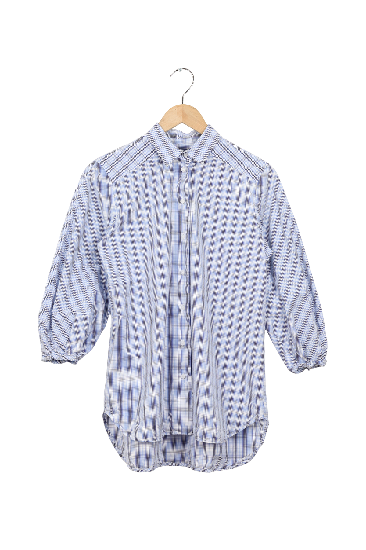 Save a Shirt Blue Checked Shirt - 38